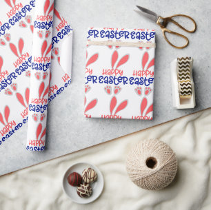 Happy Oaster Oars Wrapping Paper Geschenkpapier