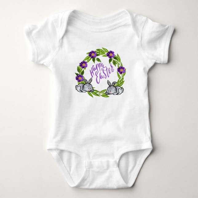 Happy Oaster One Piece Body Anzug Baby Strampler (Vorderseite)