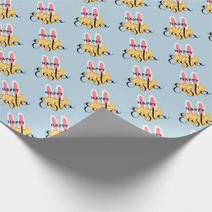 Happy Oaster, Ostersonnige Ohren Geschenkpapier