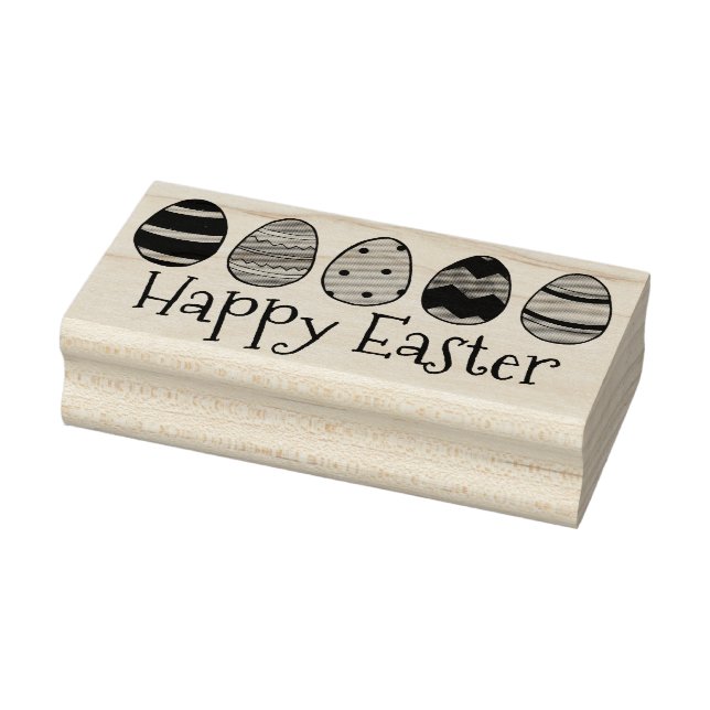 Happy Oaster Painted Eggs Osterkörbe Briefmarke Gummistempel (Stempel)