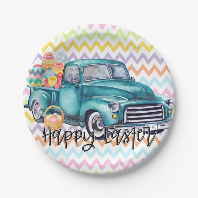 Happy Oaster Paper Tellers Pappteller (Vorderseite)