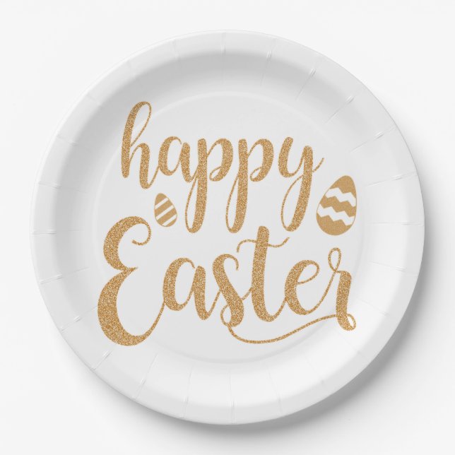Happy Oaster Pappteller (Vorderseite)