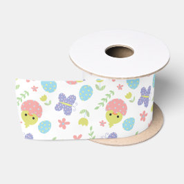 Happy Oaster Pastel Colorful Kawaii Spring Niedlic Satinband