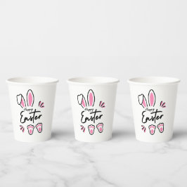 Happy Oaster (pink) Pappbecher