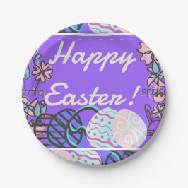 Happy Oaster Plate Pappteller