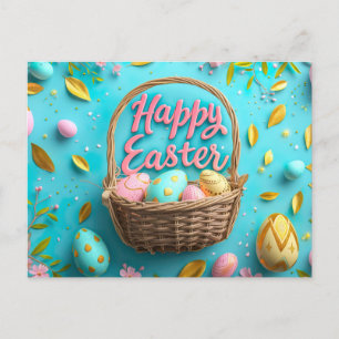 Happy Oaster Postcard Feiertagspostkarte
