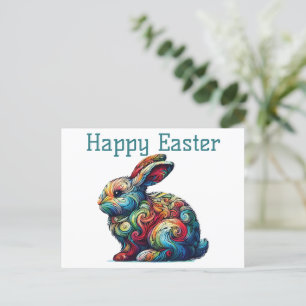 Happy Oaster Postcard Postkarte