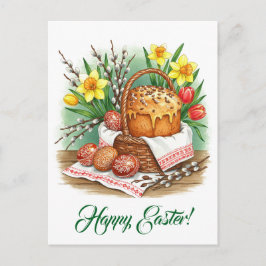 Happy Oaster Postcard Postkarte
