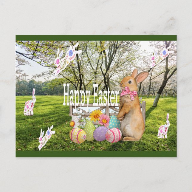 Happy Oaster Postkarte (Vorderseite)