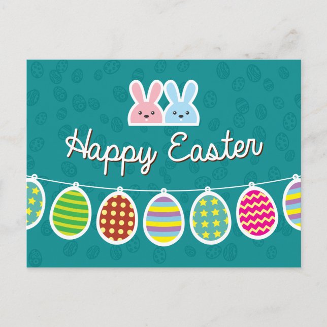 Happy Oaster Postkarte (Vorderseite)