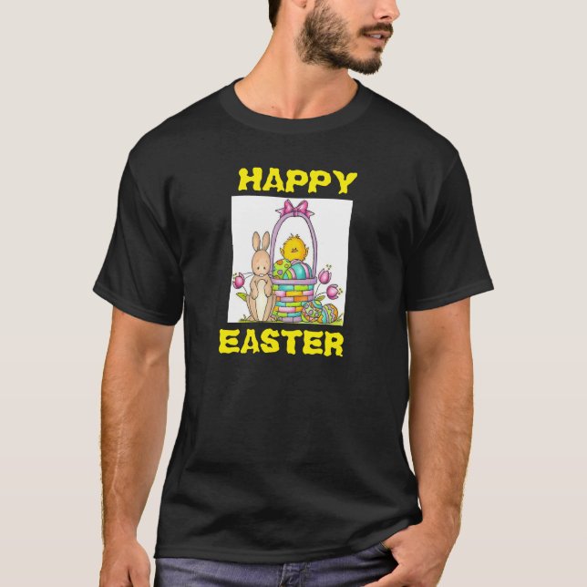 Happy Oaster Rabbit T - Shirt (Vorderseite)