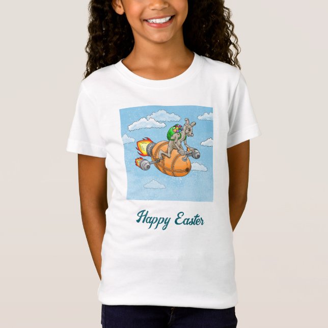 Happy Oaster Rabbit T-Shirt (Vorderseite)