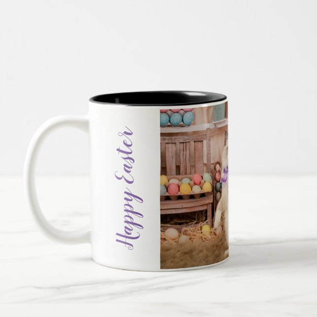 Happy Oaster Ragdoll Kitten Zweifarbige Tasse (Links)