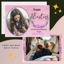 Happy Oaster |Real Bunnies Fotokarte Karte