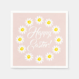 Happy Oaster Rosa Drehbuch niedlich zaghaft fröhli Serviette