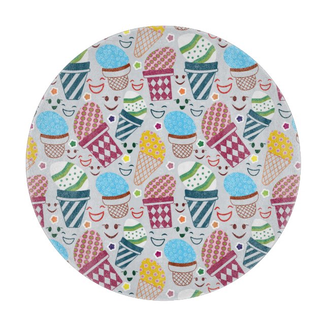 Happy Oaster Schneidebrett (Vorderseite)