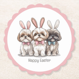 Happy Oaster Shih Tzu Hogs Untersetzer