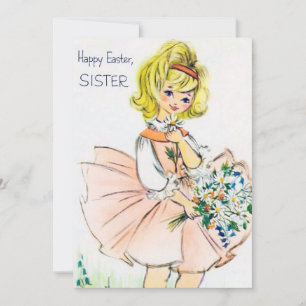 Happy Oaster Sister hinzufügen Feiertagskarte