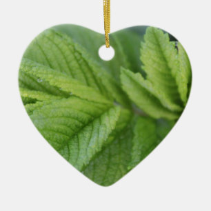Happy Oaster Spring Green Blätter Keramikornament