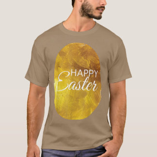 Happy Oaster Spring Holiday Gold Eggs T-Shirt