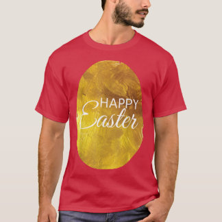 Happy Oaster Spring Holiday Gold Eggs T-Shirt