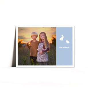 Happy Oaster Spring Two Foto Card Feiertagskarte