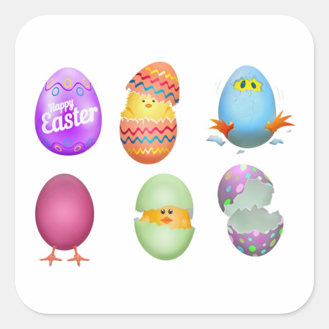 Happy Oaster Stickers (Vorderseite)