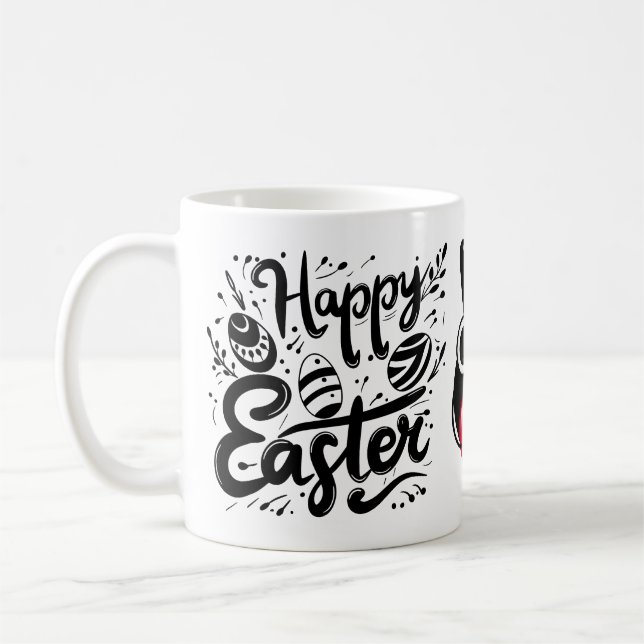 Happy Oaster Tasse: Feiern Sie den Frühling mit Fr Kaffeetasse (Links)
