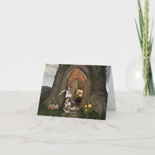 Happy Oaster - The Rabbit House Einladung