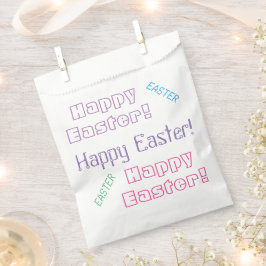 Happy Oaster Theme Pastel Typografie Set von 50 Geschenktütchen