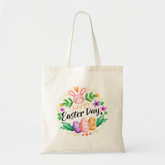 Happy Oaster Tote Bag Tragetasche (Vorne)