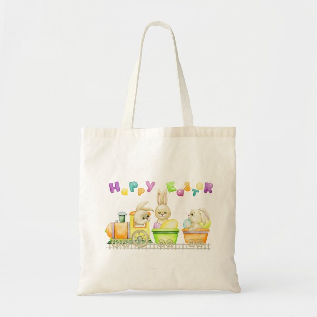 Happy Oaster Tote Bag Tragetasche (Vorne)