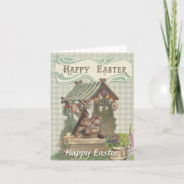 Happy Oaster Vintage Osterkarte Karte