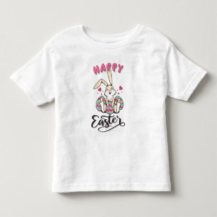 Happy Oaster von schönem Osterhase Kleinkind T-shirt