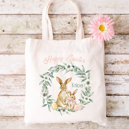 Happy Oaster Watercolor Blumenkids OsterfestTote B Tragetasche
