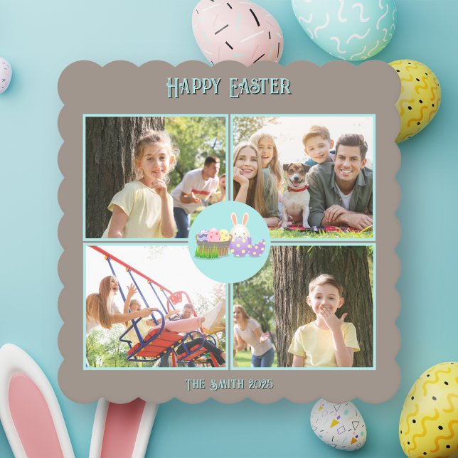 Happy Oaster Wishings Untersetzer (Happy Easter Wishes Paper Coaster)