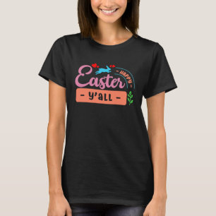 Happy Oaster Y'all wünscht Bunny Rabbit Segnungen T-Shirt
