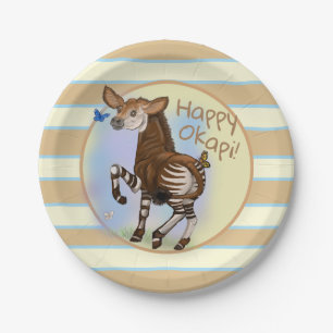 Happy Okapi! Pappteller