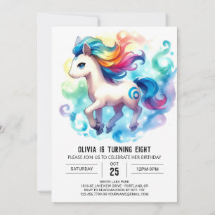 Happy Online Horse Birthday Einladung
