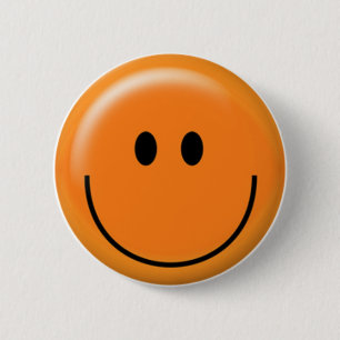 Happy-Orange-Gesicht Button