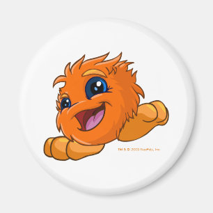 Happy orange JubJub Magnet