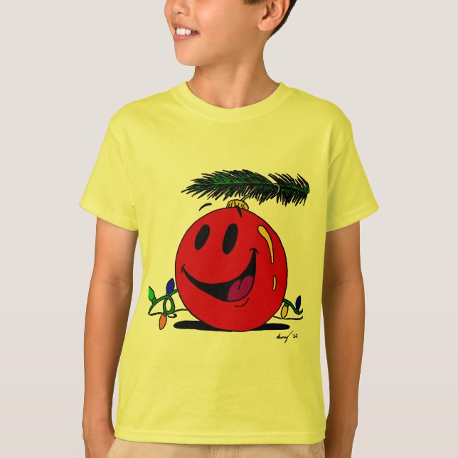 Happy Ornament Kids Basic T - Shirt (Vorderseite)