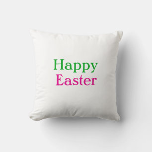 Happy Oster boho grün rosa Kinder geben Namen Kissen