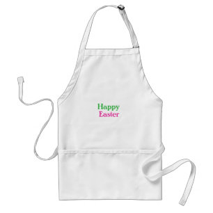 Happy Oster boho grün rosa Kinder geben Namen Schürze
