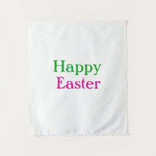 Happy Oster boho grün rosa Kinder geben Namen Wandteppich