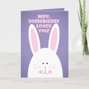Happy Oster Ehefrau EinigeSonnige Lieben Feiertagskarte