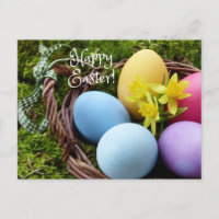 Happy Osterfarbener Eierkorb