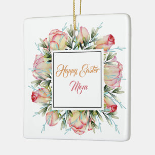 Happy Osterfeier Mama Keramik Ornament