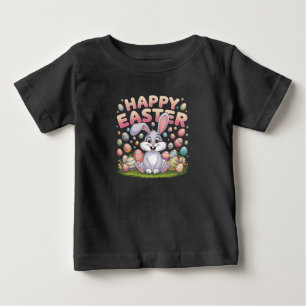 Happy Osterfest 2025 Eier Bunny Niedlich Rabbit Baby T-shirt