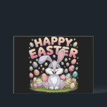 Happy Osterfest 2025 Eier Bunny Niedlich Rabbit Einladung<br><div class="desc">Happy Osterfest 2025 Eier Bunny Niedlich Rabbit</div>